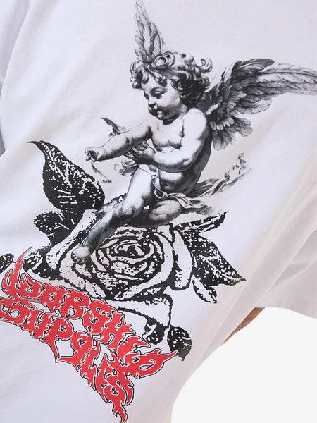 Perch Oversized Tee - White
