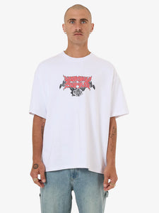 Perch Oversized Tee - White