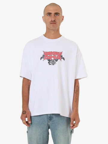 Perch Oversized Tee - White