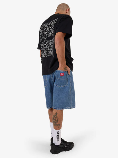 Big Dawg Jean Short - Sky High Blue