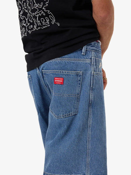 Big Dawg Jean Short - Sky High Blue