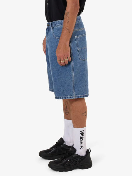 Big Dawg Jean Short - Sky High Blue