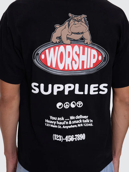 Haulaz Reg Fit Tee - Black