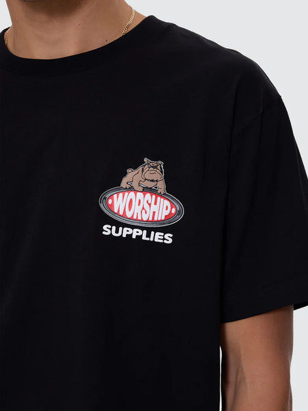 Haulaz Reg Fit Tee - Black