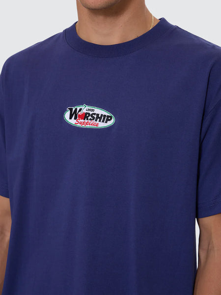 Glazed & Confused Reg Fit Tee - Medieval Blue