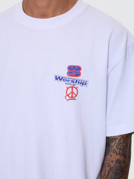 Low Goes Reg Fit Tee - White