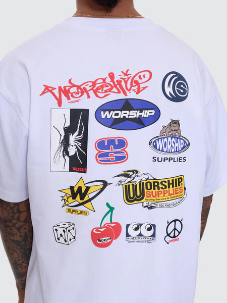 Low Goes Reg Fit Tee - White