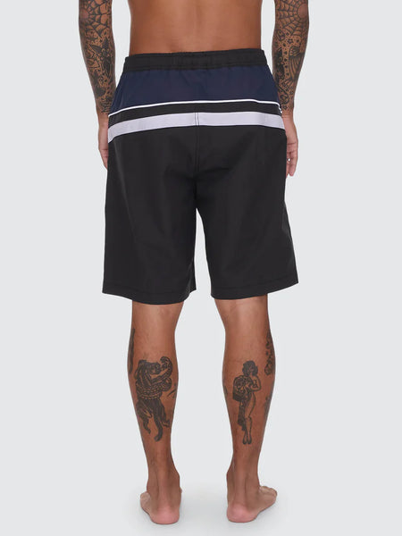 Laps Elastic Swim Shorts - Worn Black