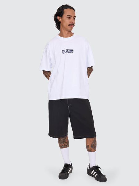 Worship Big Dawg Elastic Fleece Short - Black