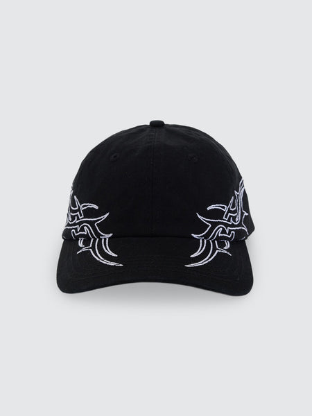 Worship Pitted 6 Panel Hat - Black