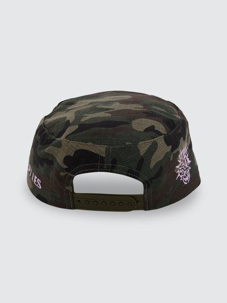 Worship Hexed Pillbox Hat - Camo