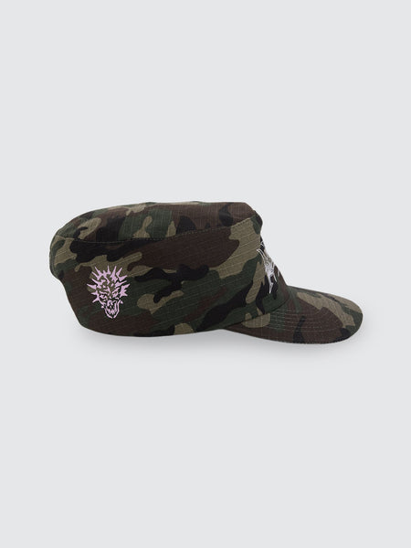 Worship Hexed Pillbox Hat - Camo