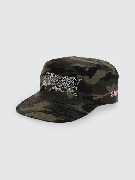 Worship Hexed Pillbox Hat - Camo