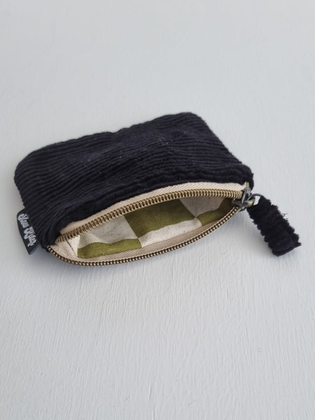 Cord Coin Pouch - Black