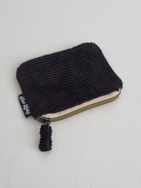 Cord Coin Pouch - Black