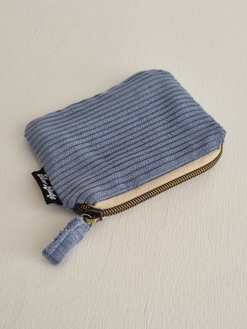 Cord Coin Pouch - Blue