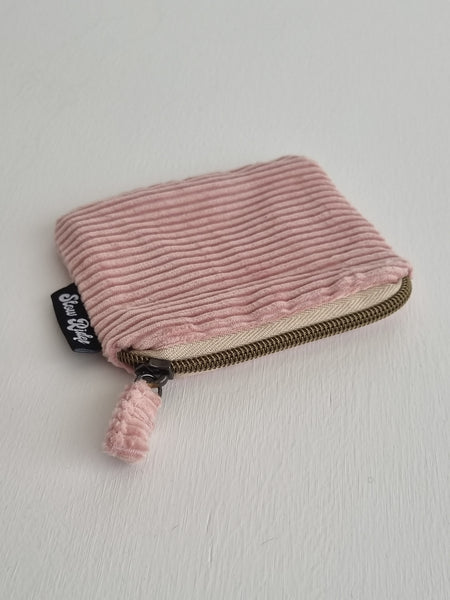 Cord Coin Pouch- Pink