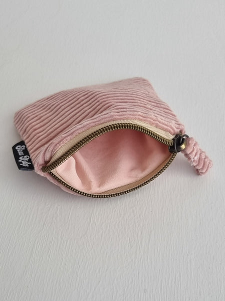 Cord Coin Pouch- Pink