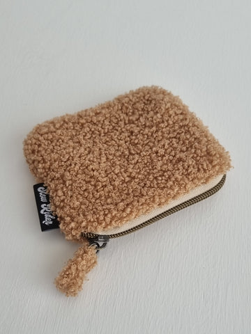 Poodle Coin Pouch - Mocha