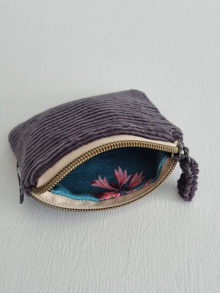 Cord Coin Pouch - Shadow
