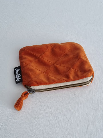 Velvet Coin Purse - Cinnamon