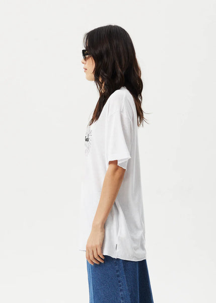 Pulse Hemp Oversize Tee - White