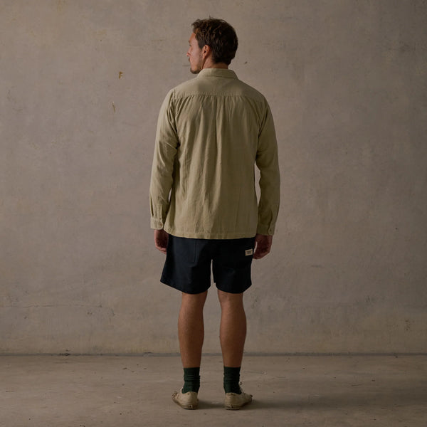 Washed Cord Shirt - Natural