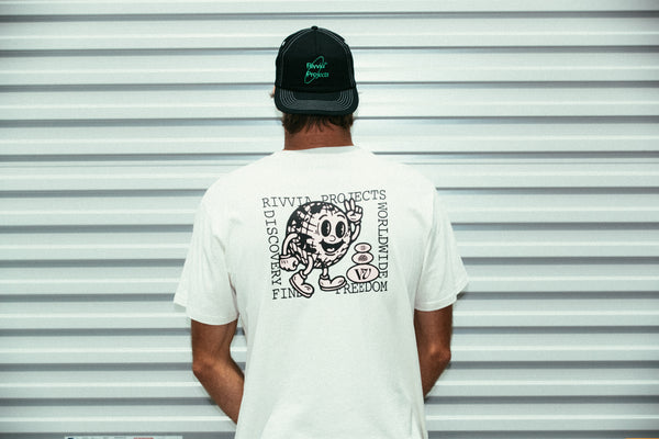 Happy Globe T-Shirt - Bone