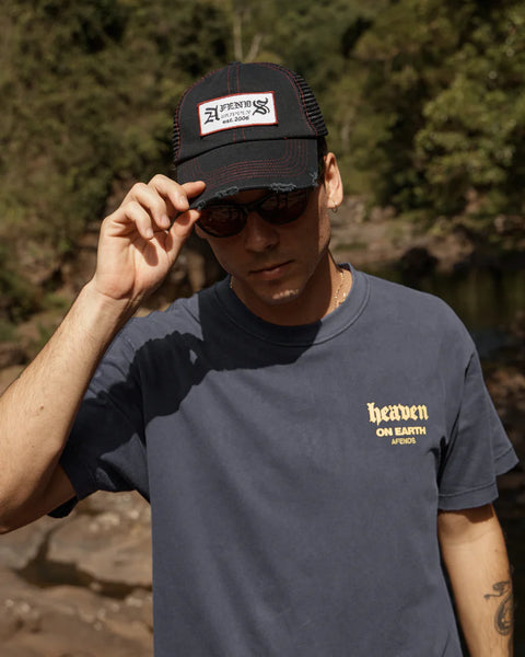 Heaven Heavyweight Boxy Tee - Deep Sea