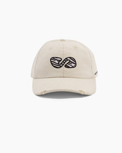 Remix Cap - Ivory Denim/Zebra