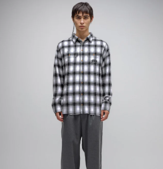 Vivian Flannel LS Shirt - Grey