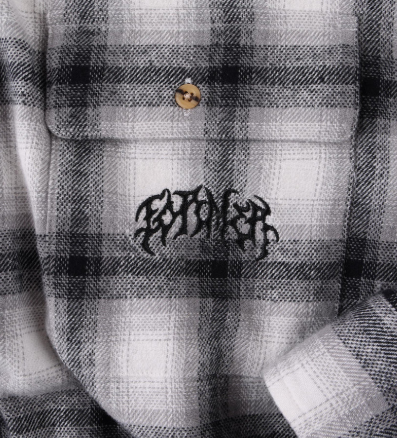 Vivian Flannel LS Shirt - Grey