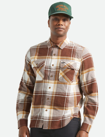 Bowery LW Ultra Flannel - Chocolate/Off White