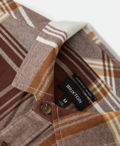 Bowery LW Ultra Flannel - Chocolate/Off White