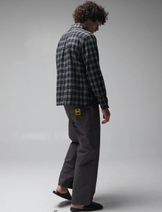 Vivian Flannel LS Shirt - Black/Grey