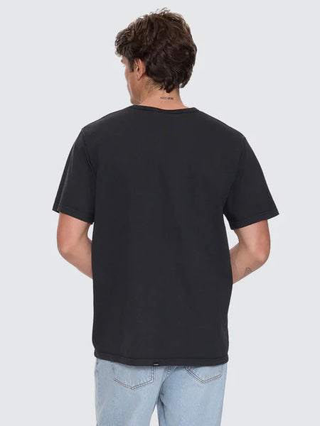 Workwear Embro Tee - Pirate Black