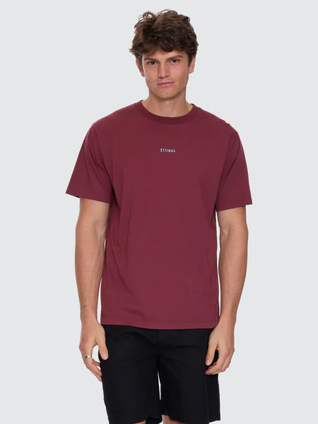 Minimal Thrills Merch Tee - New Maroon