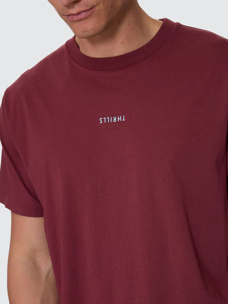 Minimal Thrills Merch Tee - New Maroon