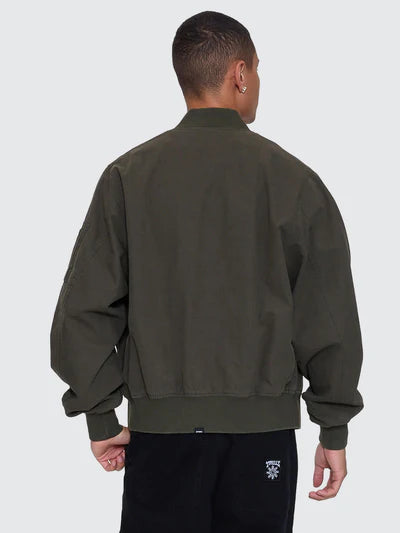 Rose Brigade Bomber Jacket - Olive Night