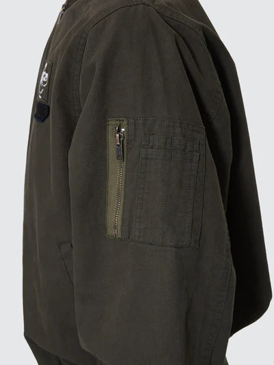 Rose Brigade Bomber Jacket - Olive Night