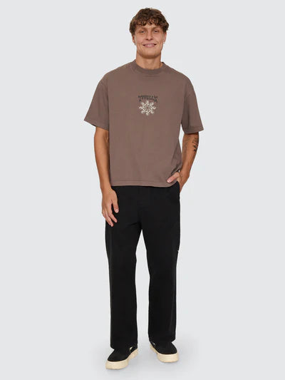 Stagger Big Slacker Cropped Pant - Black