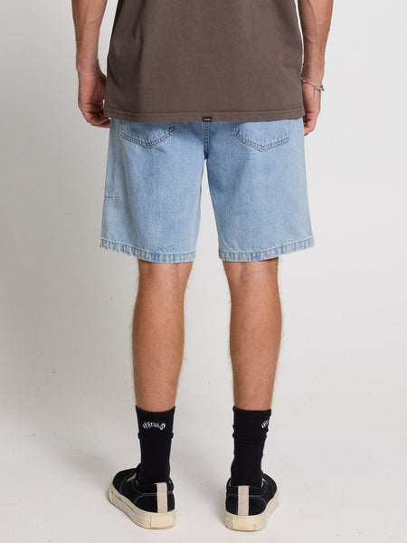 Thrills Slacker Relaxed Denim Short - Ageless Blue