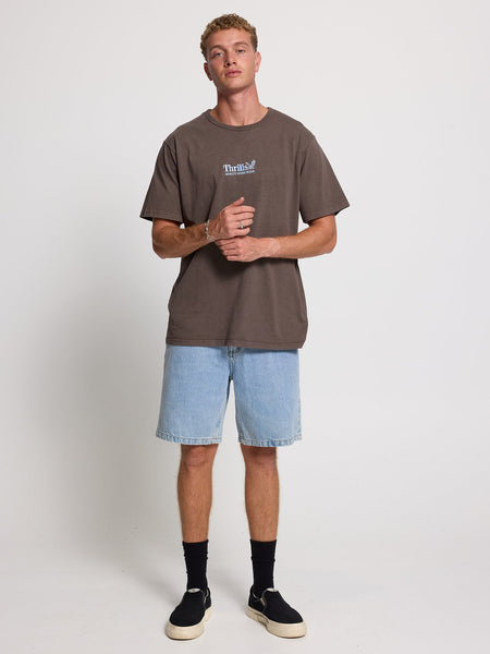 Thrills Slacker Relaxed Denim Short - Ageless Blue