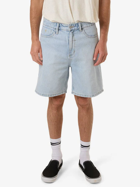 Slacker Denim Shorts - Ether Blue