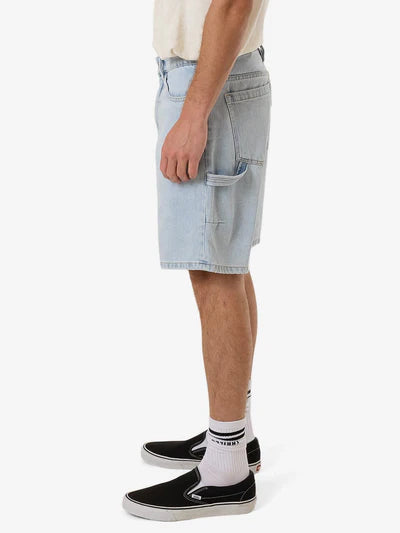 Slacker Denim Shorts - Ether Blue