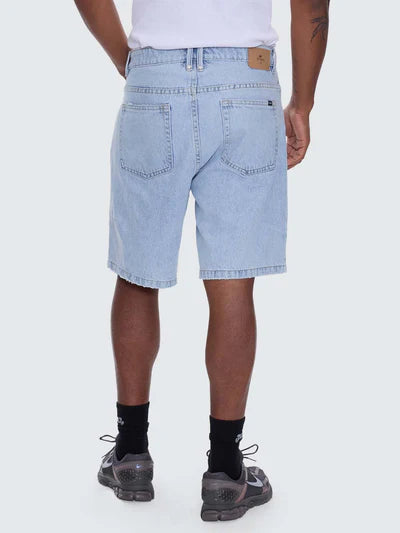 Slacker Relaxed Denim Short - Serenity Blue
