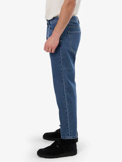 Chopped Denim Jean - Vintage Rinsed Blue