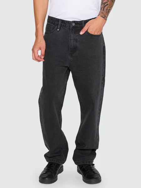 Slacker Denim Jean - Aged Black