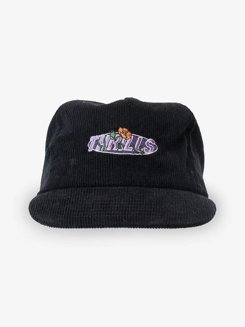 Painless 5 Panel Cord Cap - Black