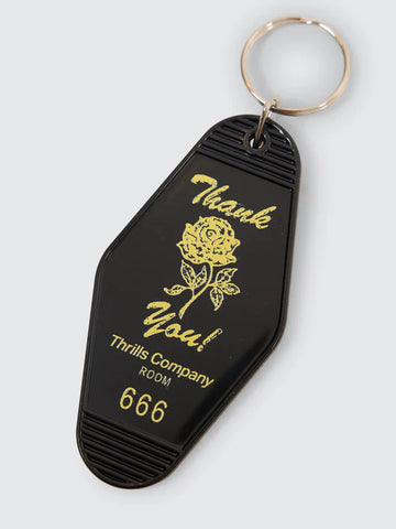 Thankyou Motel Key Tag - Black